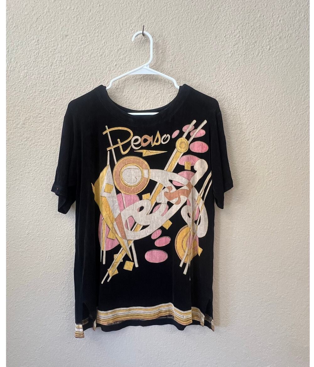 Vtg 90s flowy abstract top size M/L